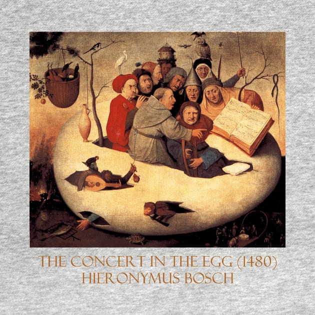 The Concert in the Egg (1480) by Hieronymus Bosch by Naves